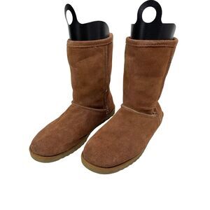 Xhilaration Chestnut Women's Suede Winter Boots Size 10